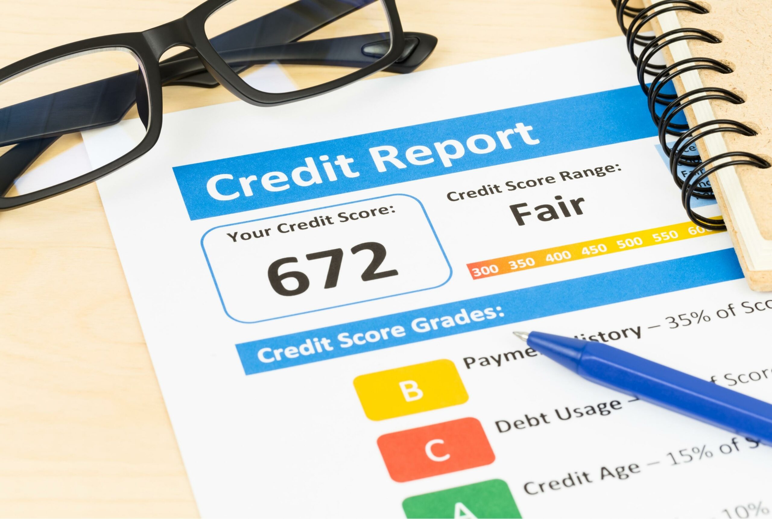 your credit score report
